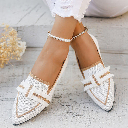 Bowknot Flats Shoes Casual And Comfortable Shoes CJ Dropshipping