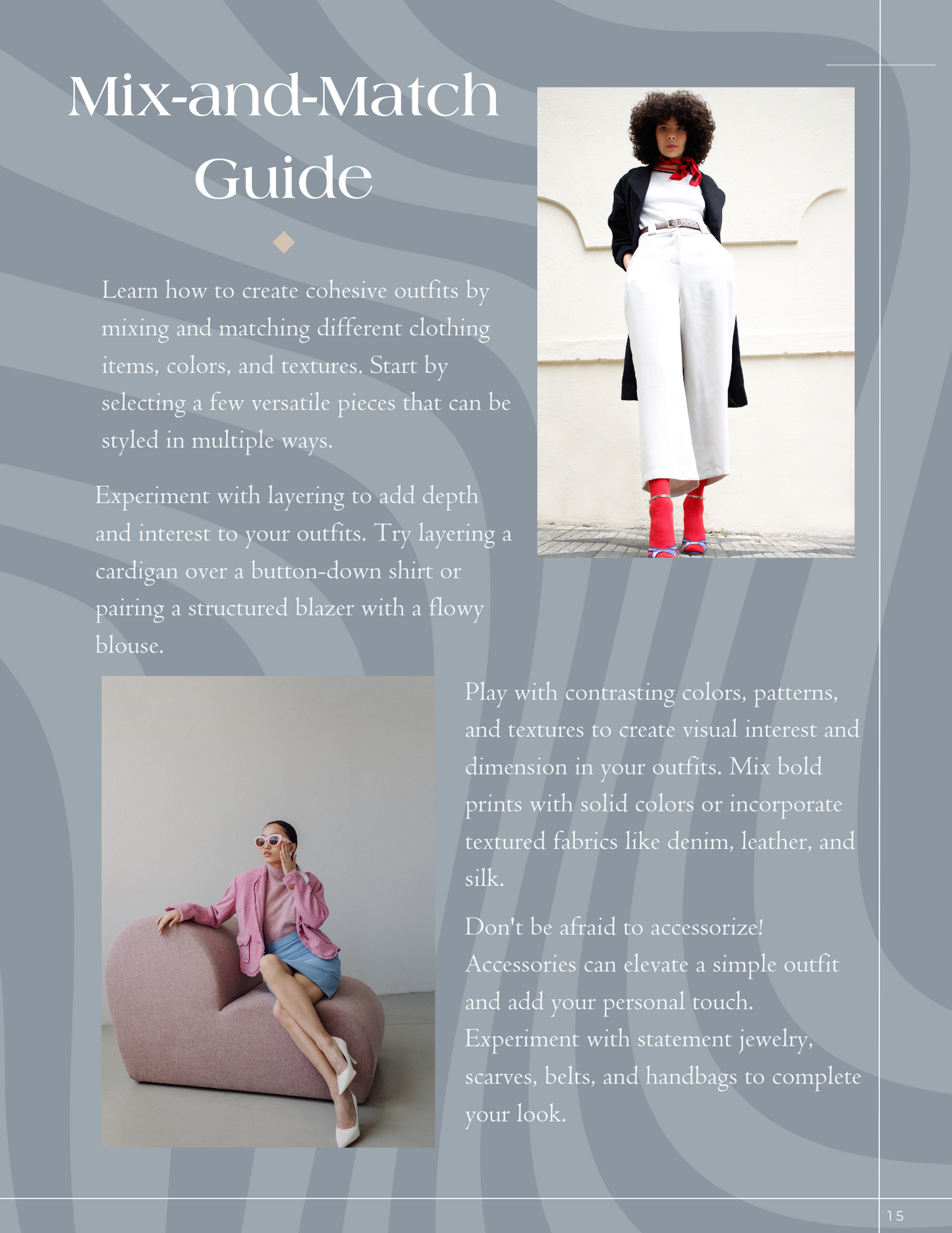 Personal Style Workbook Digital Product E-book Couture Steps