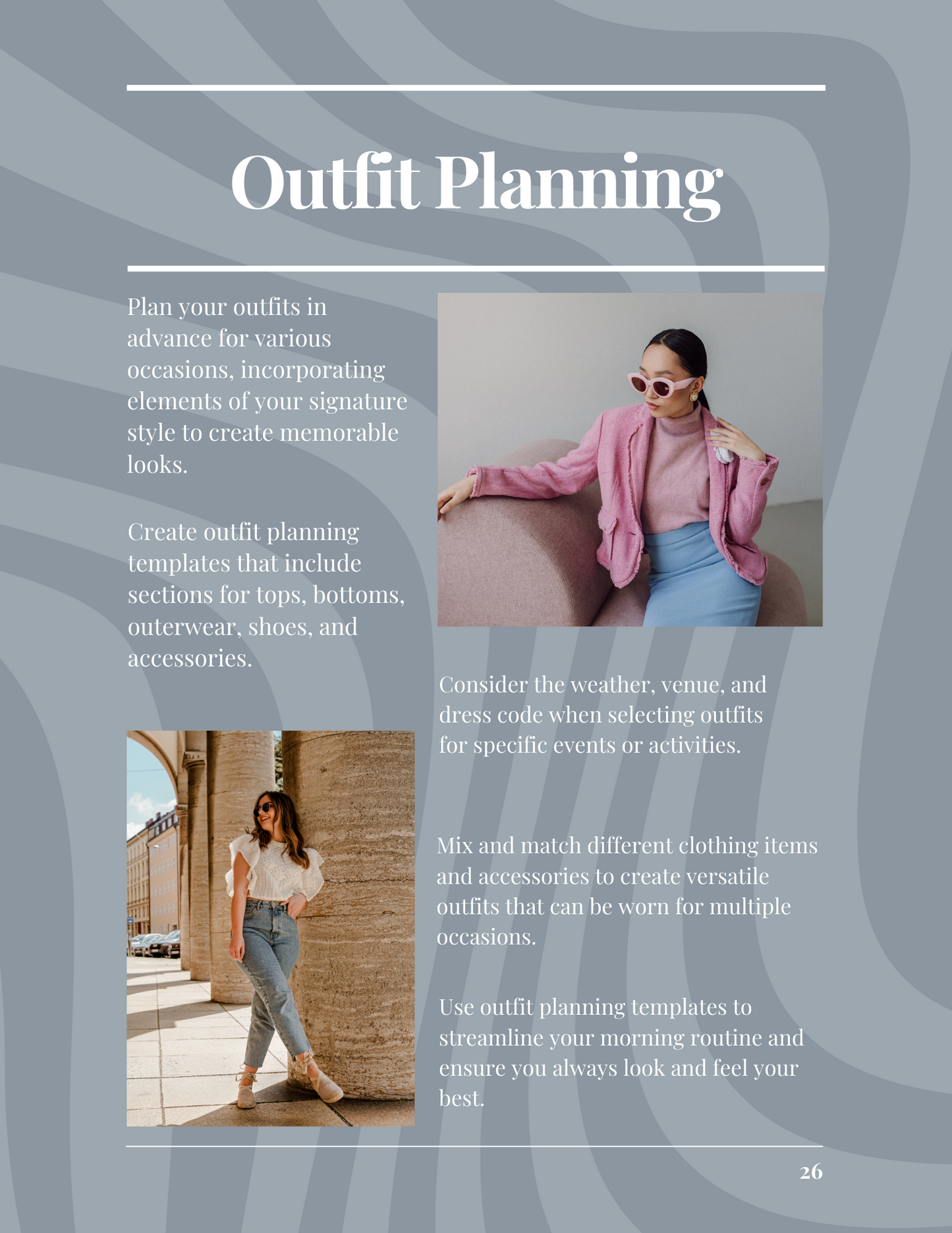 Personal Style Workbook Digital Product E-book Couture Steps