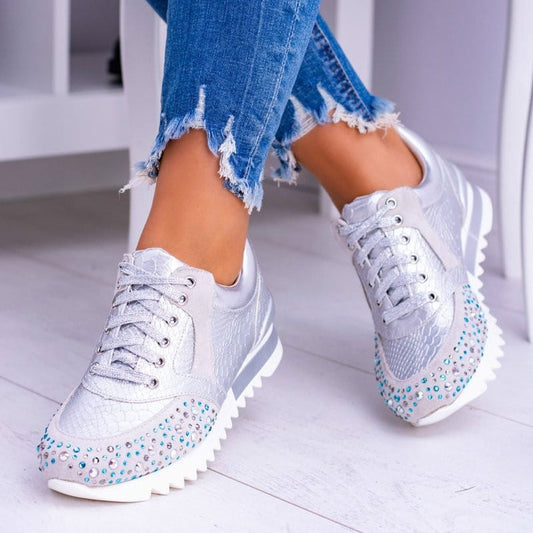 Rhinestone Fashion Women's Sports Running Shoes CJ Dropshipping